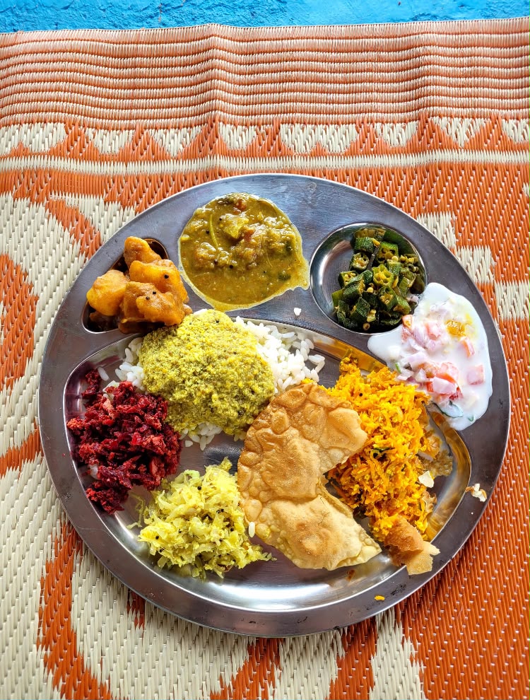 Thali végétarien du Kerala